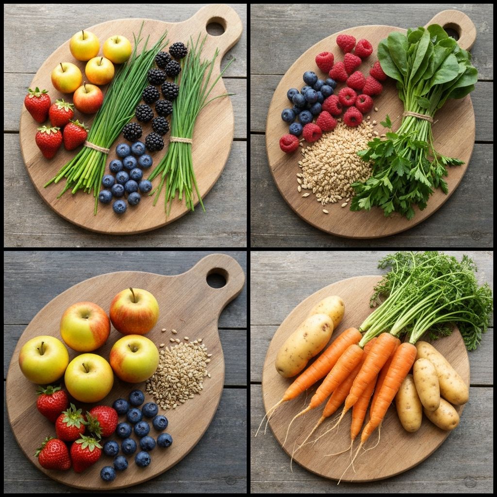 Seasonal produce throughout the year